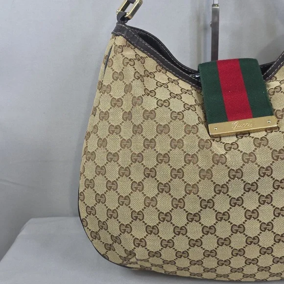✨️GUCCI GG Canvas Web New Ladies Hobo Bag - Picture 3 of 16